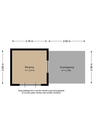 Floorplan - Beukelsdijk 146A, 3022 DM Rotterdam